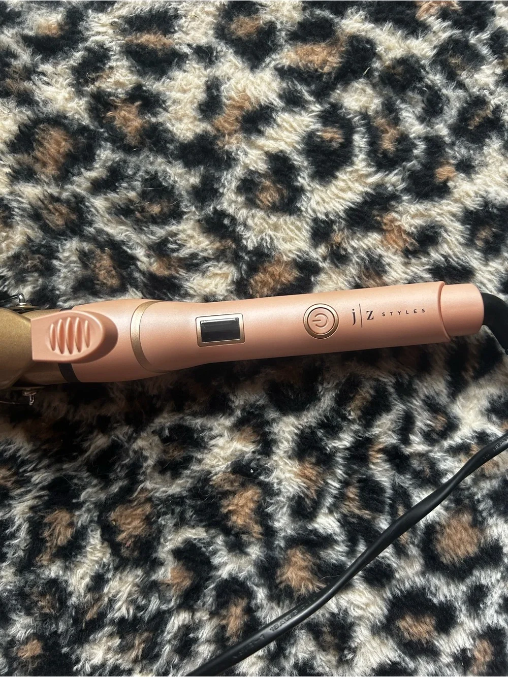 JZ Styles The J Wave 1 1/4” Curling Iron Rose Gold Long Barrel